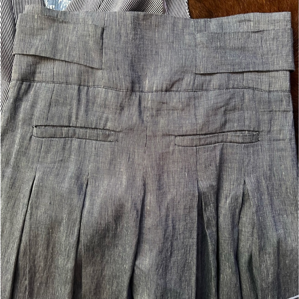 NWOT- L.A.M.B. Cross Dyed Linen Blend Pant 10 - Picture 9 of 11